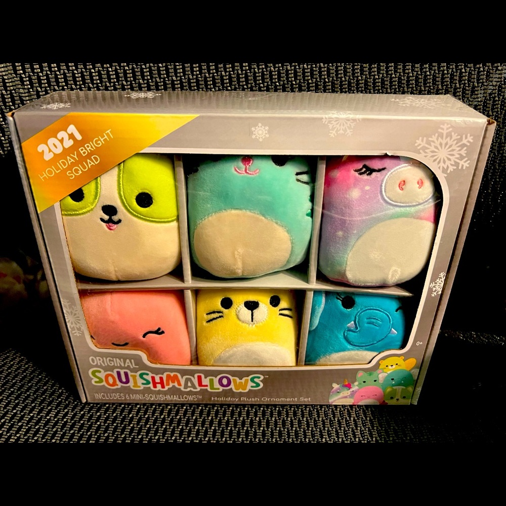 2021 Christmas Squishmalllows Bright Ornament Box Set